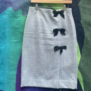 J. Crew Double Serge Wool Pencil Skirt